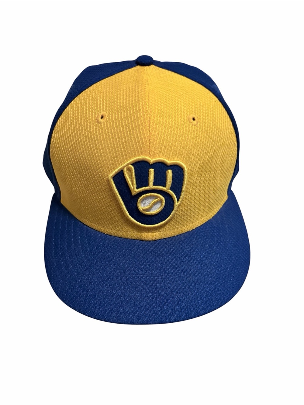 New Era 59FIFTY Milwaukee brewers Fitted Baseball Cap size 7 1/2